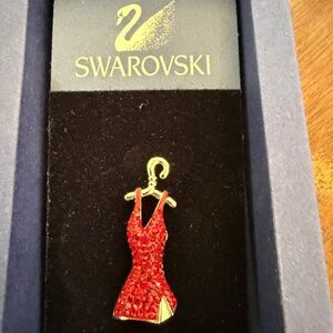 Swarovski Red Dress Pin